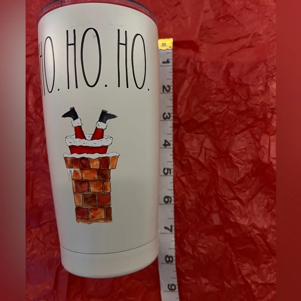 Rae Dunn Santa 🎅🏽 Ho-Ho-Ho Tumbler 17oz